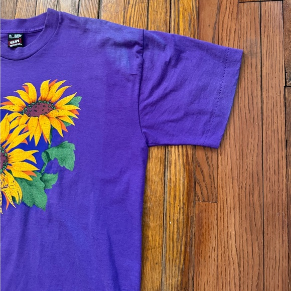 1993 Sunflowers Vintage Single Stitch T-Shirt - Picture 6 of 10